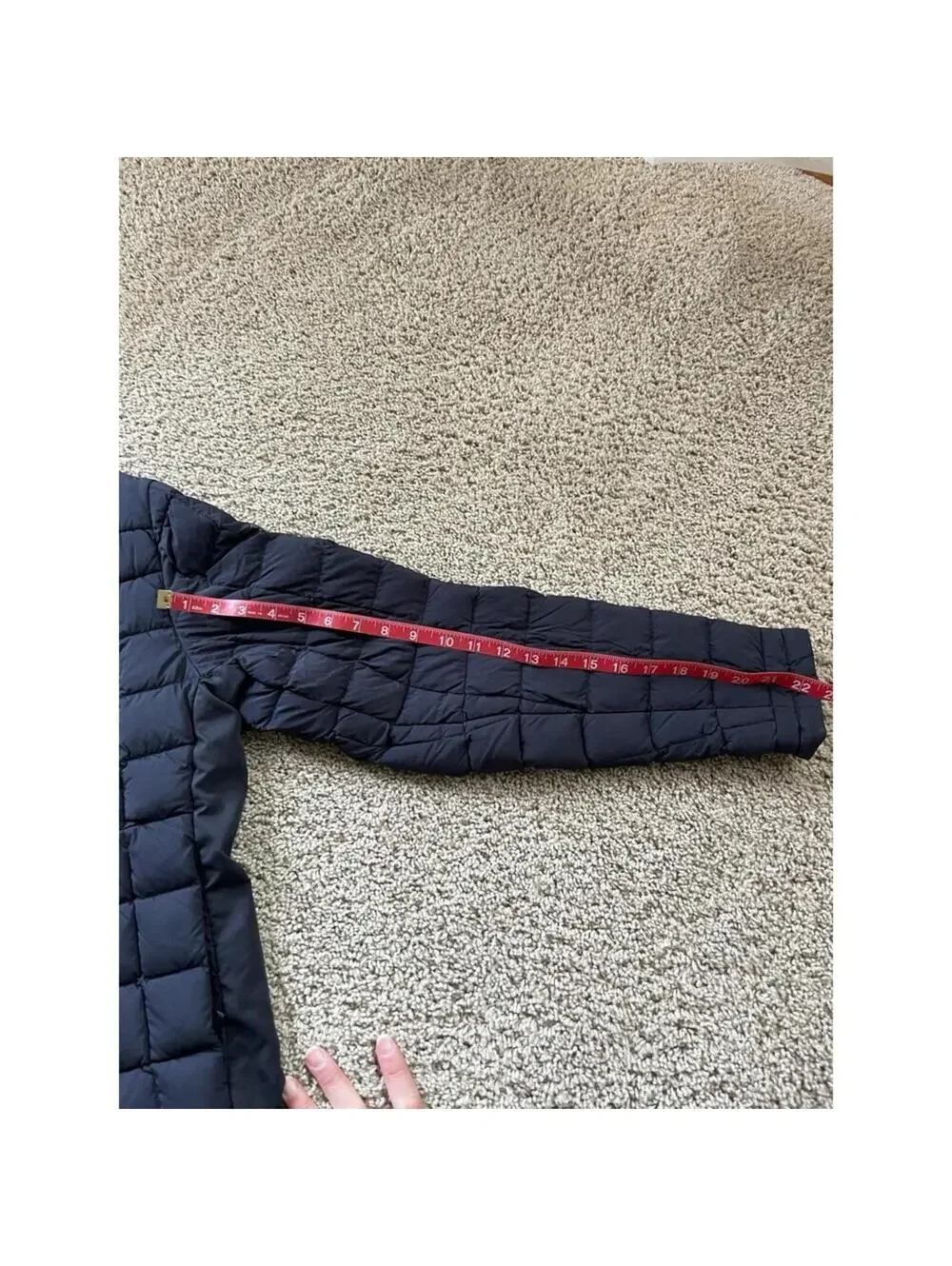 Arc'teryx Rico Shacket Down Quilted Lightweight Puffer Jacket Mens L Black EUC